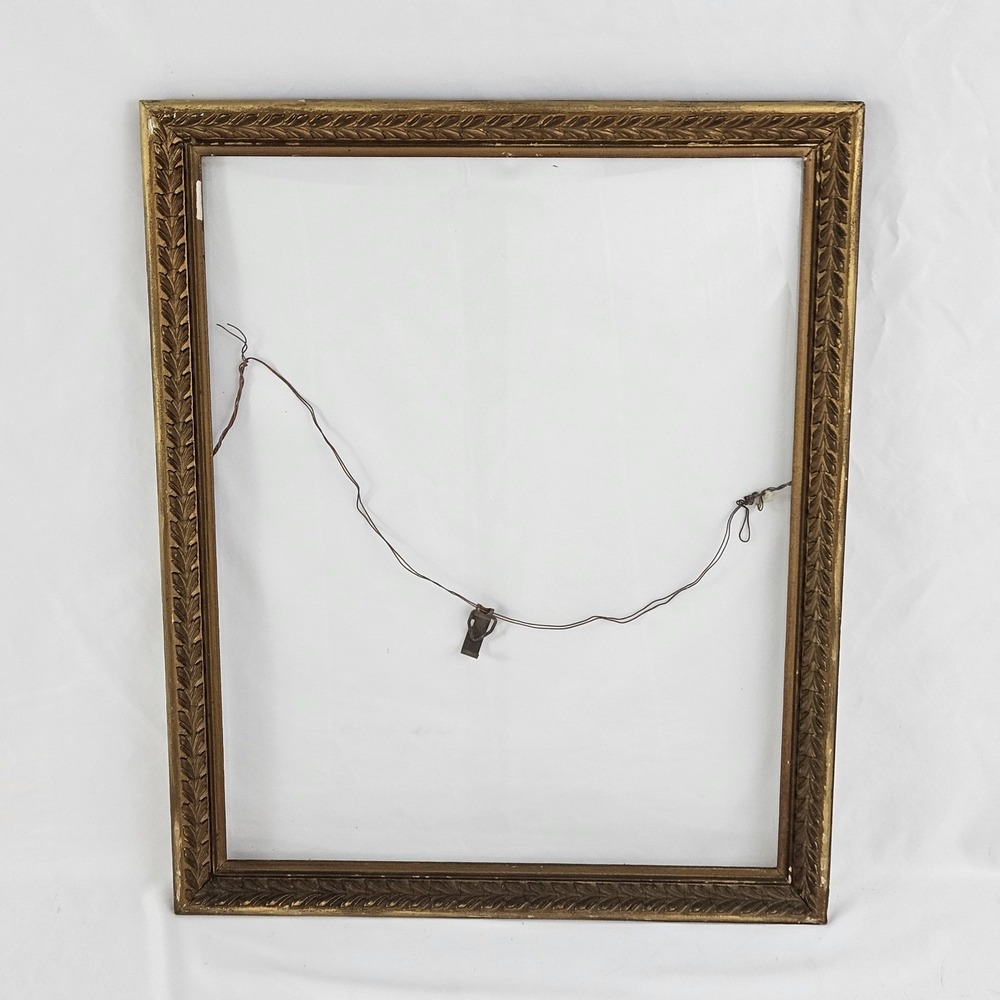 Antique Gold Gilt Wood Picture Frame Detail Victorian 16x20